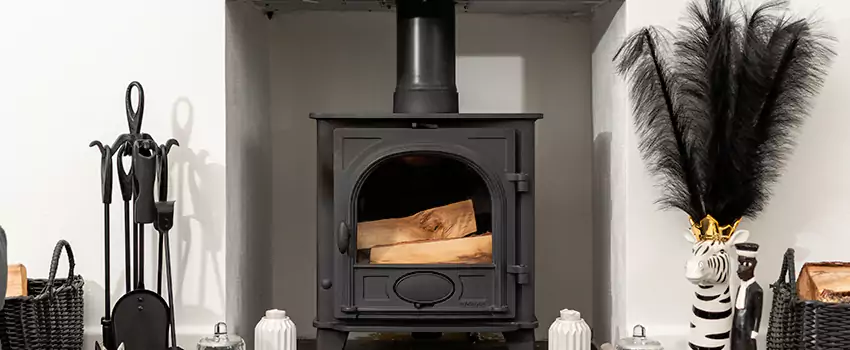 Thelin Hearth Products Providence Pellet Insert Fireplace Installation in Whitehorse, YT