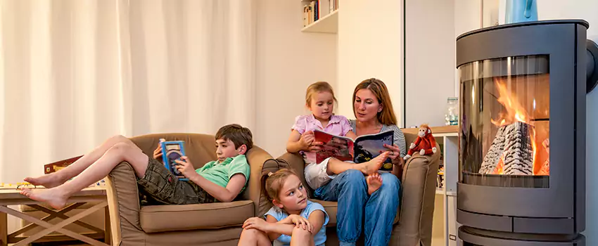 Outdoor Morso Fireplace Broken Screen Replacement in Whitehorse, Yukon