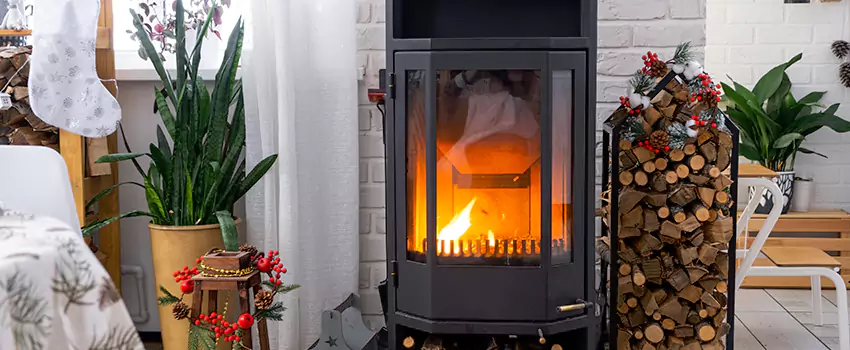 Thelin Hearth Products Direct Vent Gas Stove Fireplace Inspection in Whitehorse, YT